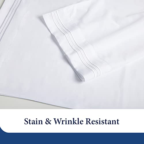 Set of 2 Standard White Pillowcases N632