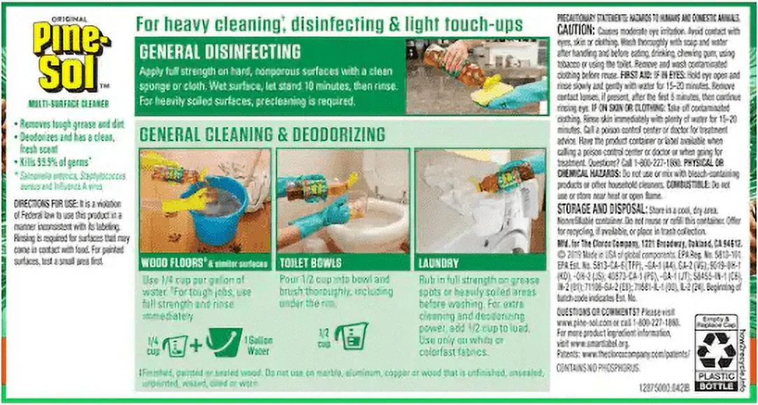 144 oz. Original Pine All Purpose Multi-Surface Cleaner (2-Pack) D46253