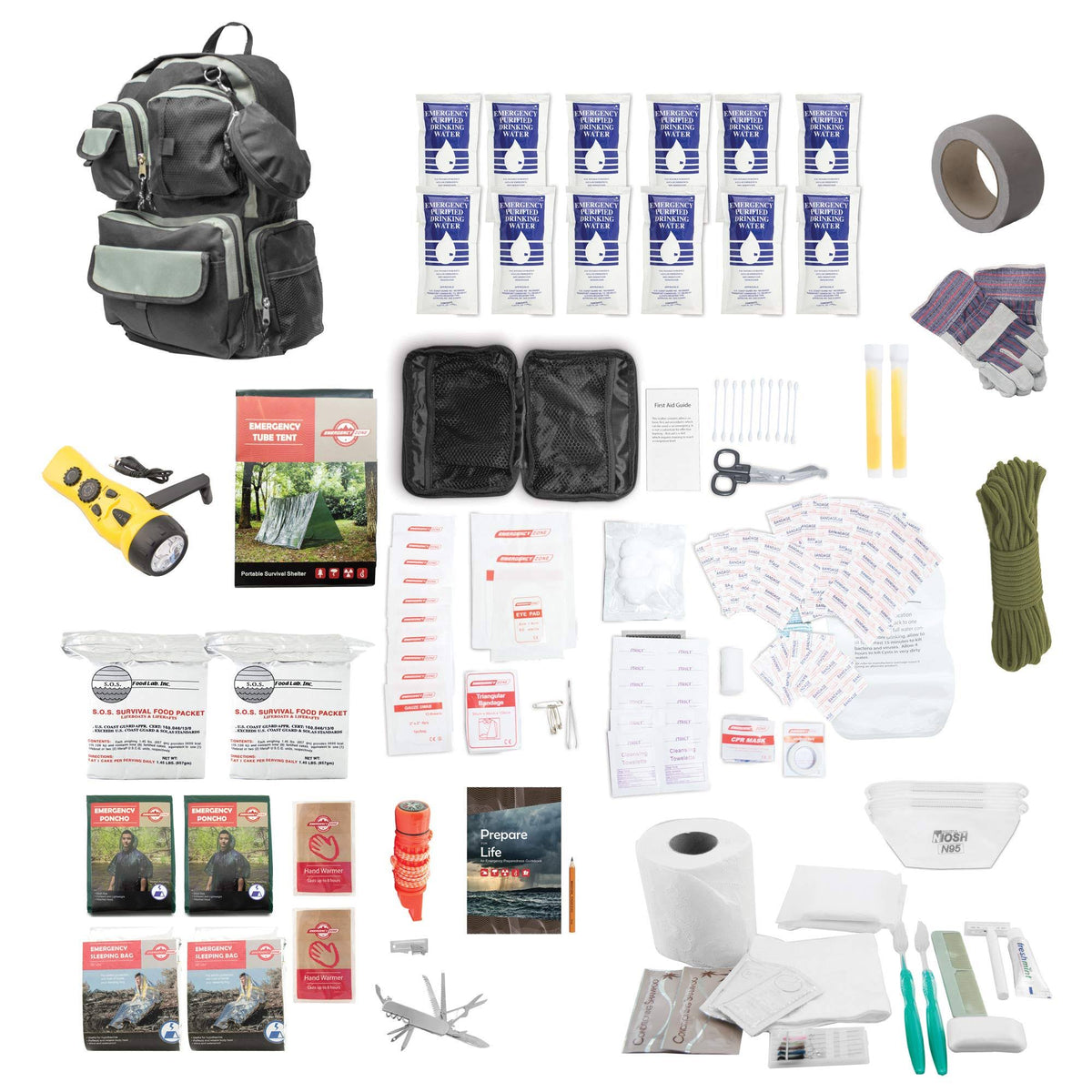 2-Person Urban Survival Bug-Out Bag Q970