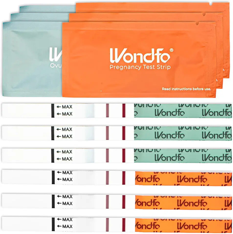 Pregnancy Test Strips and Ovulation Test Strips Combo Pack U708