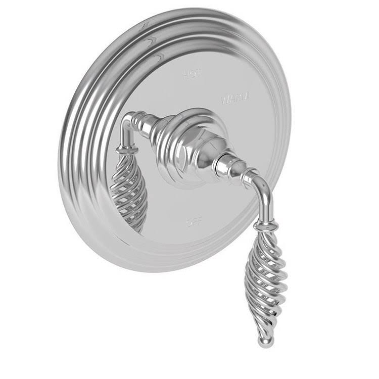 Polished Gold Shower Trim Plate with Handle X932643