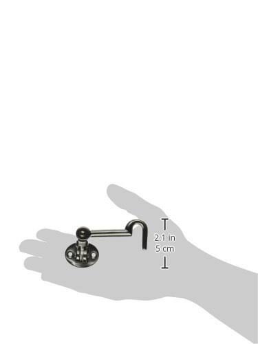 3-1/2 inch Swivel Cabin Door Hook Satin Nickel G276