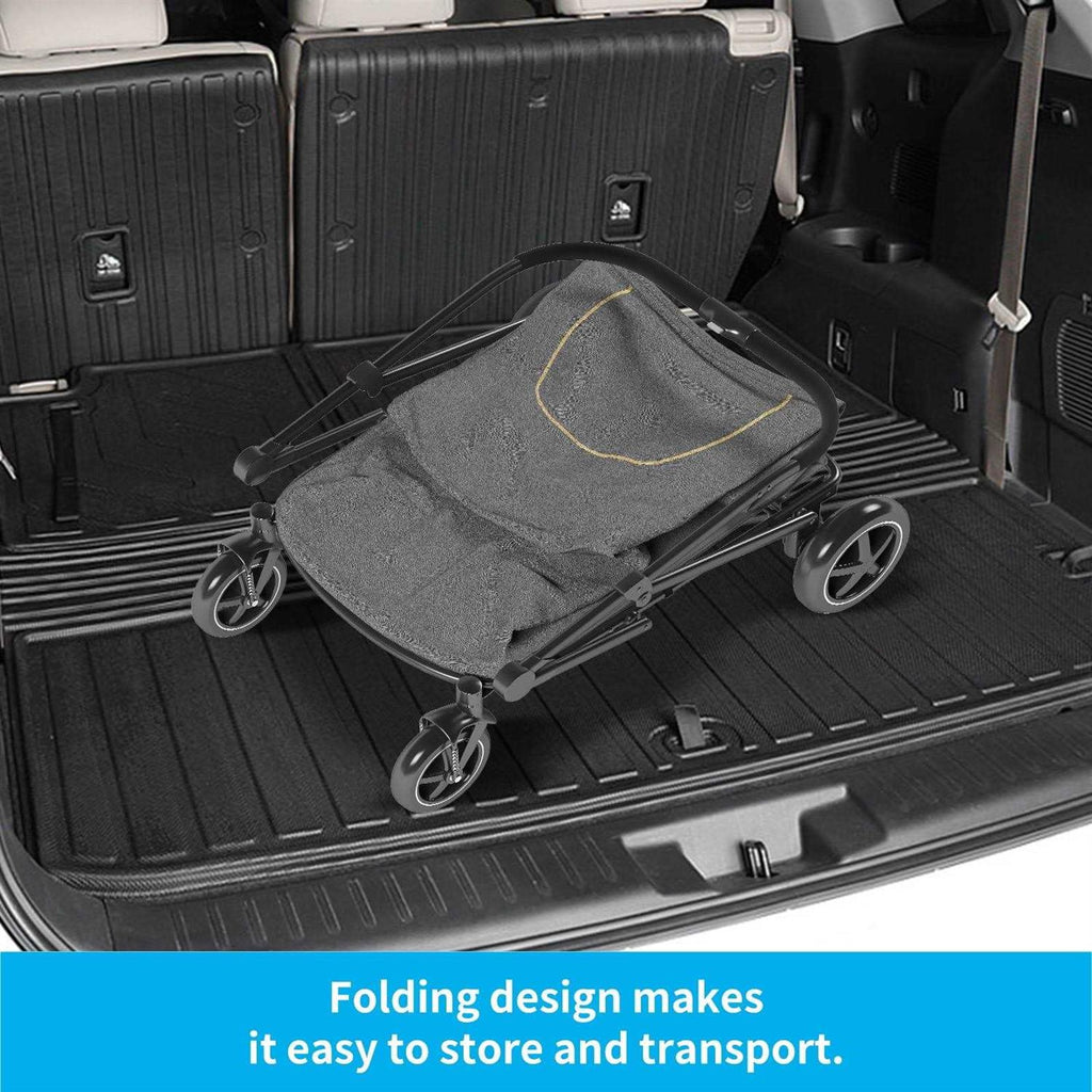 Pet Stroller with Brakes and Storage Pocket C2409