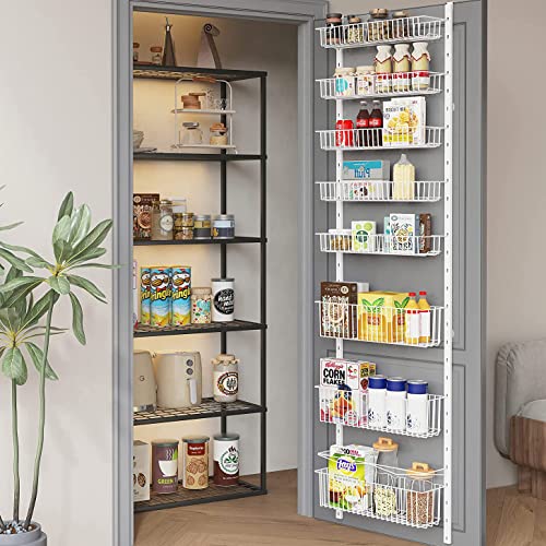 8-Tier Over the Door Metal Pantry Organizer W84208