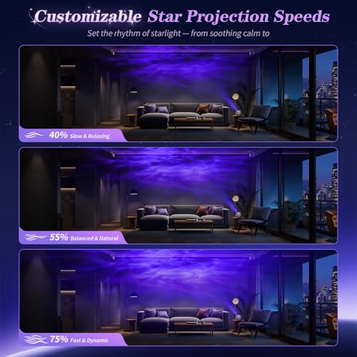 Star Night Light Projector with Remote Control U336339