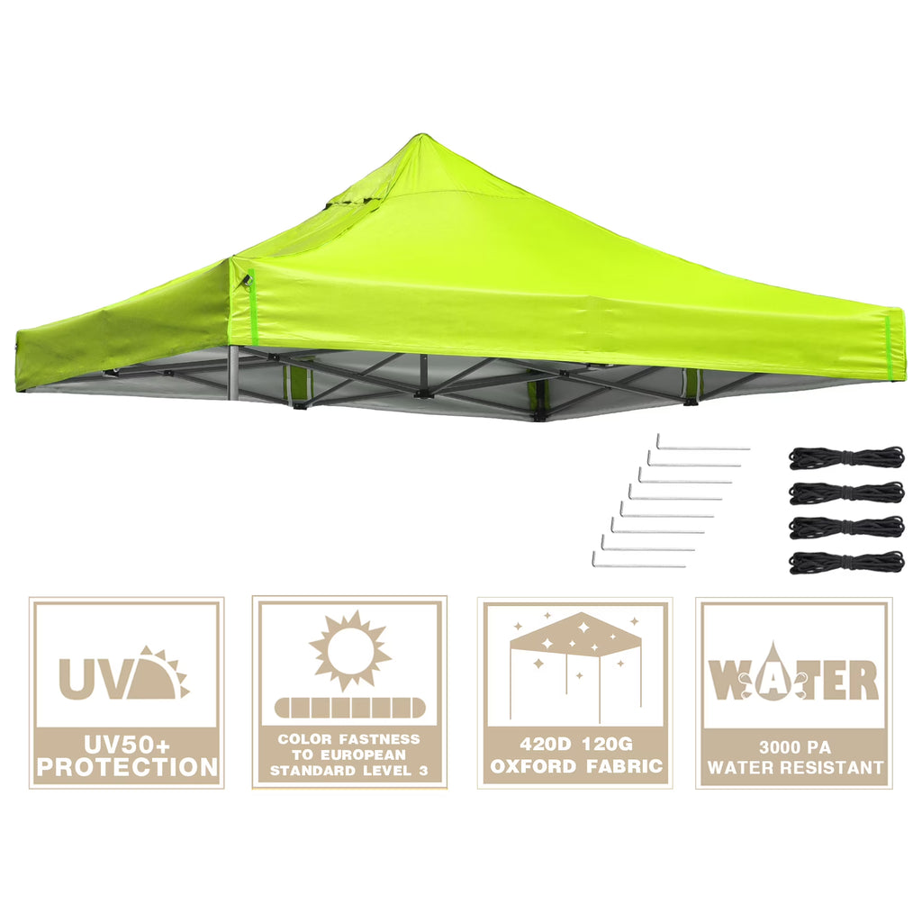 Green Glow Canopy Gazebo Top Replacement D37531