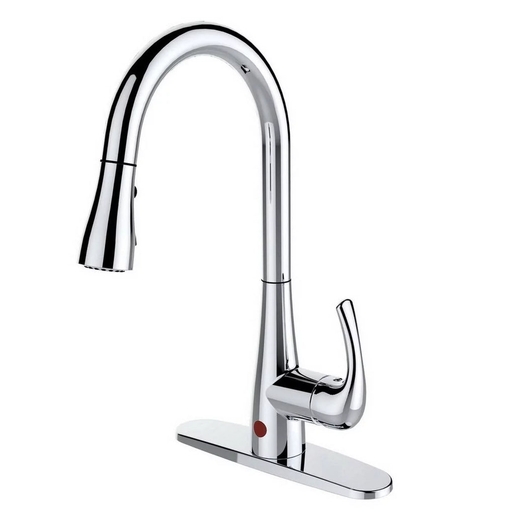 Single-Handle Pull-Down Sprayer Kitchen Faucet Chrome K932