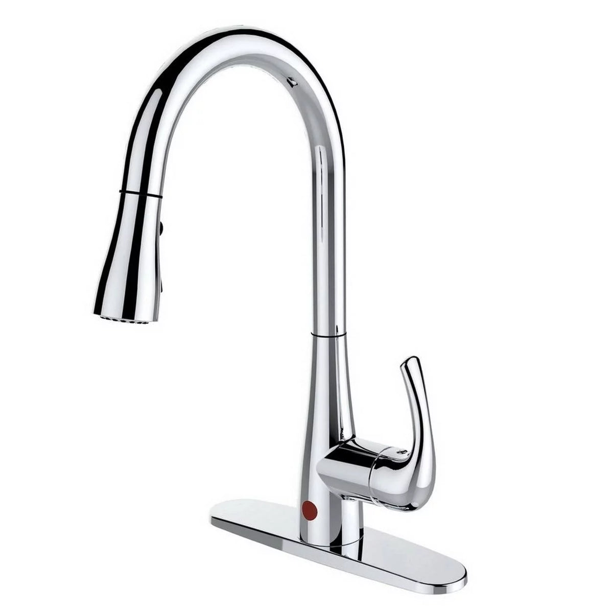 Single-Handle Pull-Down Sprayer Kitchen Faucet Chrome K932