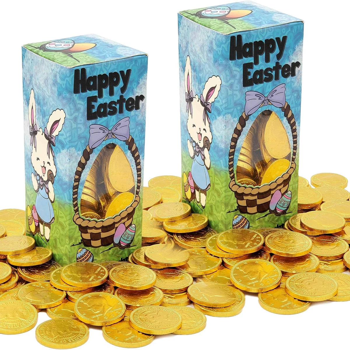 Belgian Milk Chocolate Coins, 1LB (2-Pack) X830