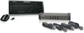 4-Port DVI KVMP Switch with Cables and Wireless Media Center Keyboard and Mouse N614689