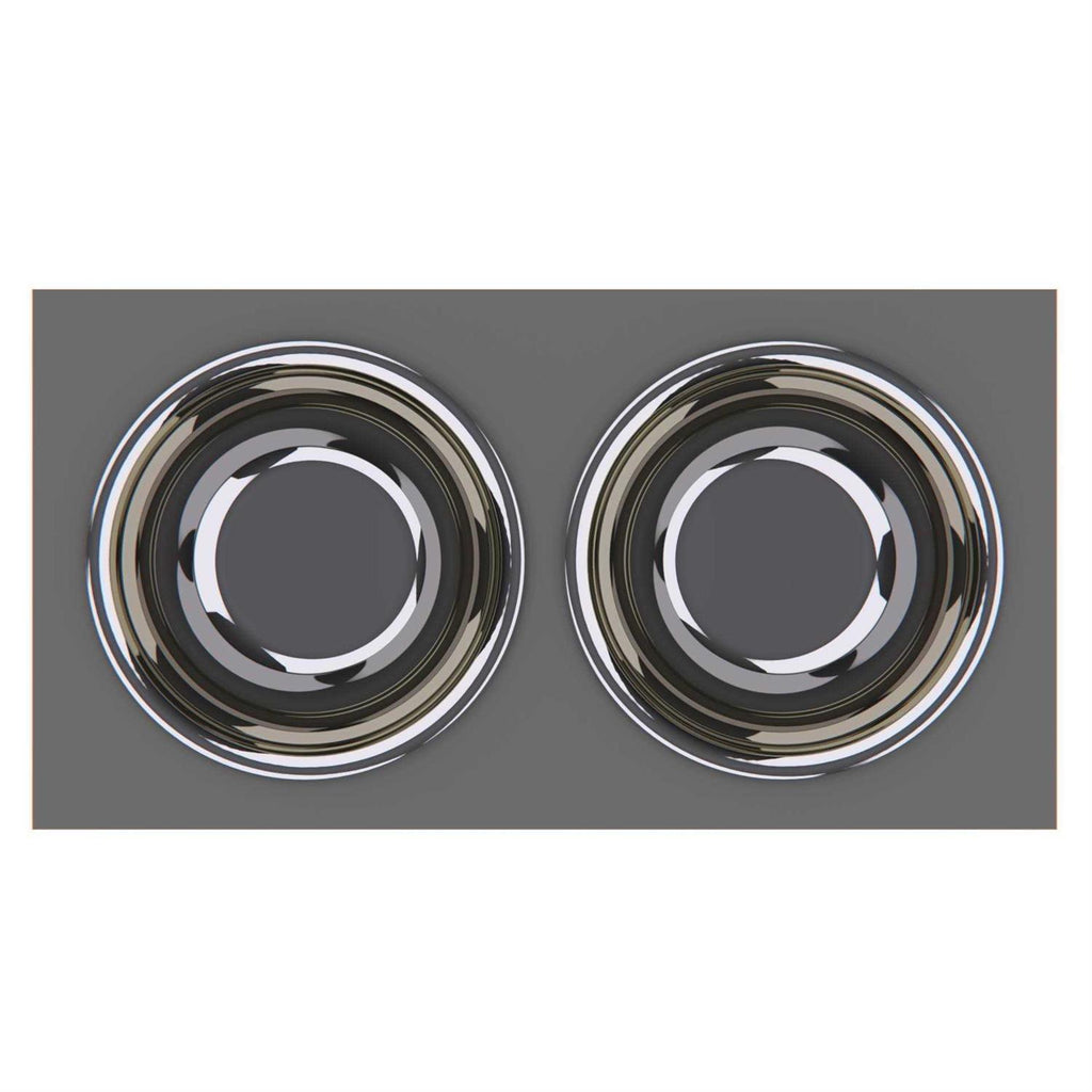 Personalized Elevated Dog Bowl Stand with Internal Storage P13814