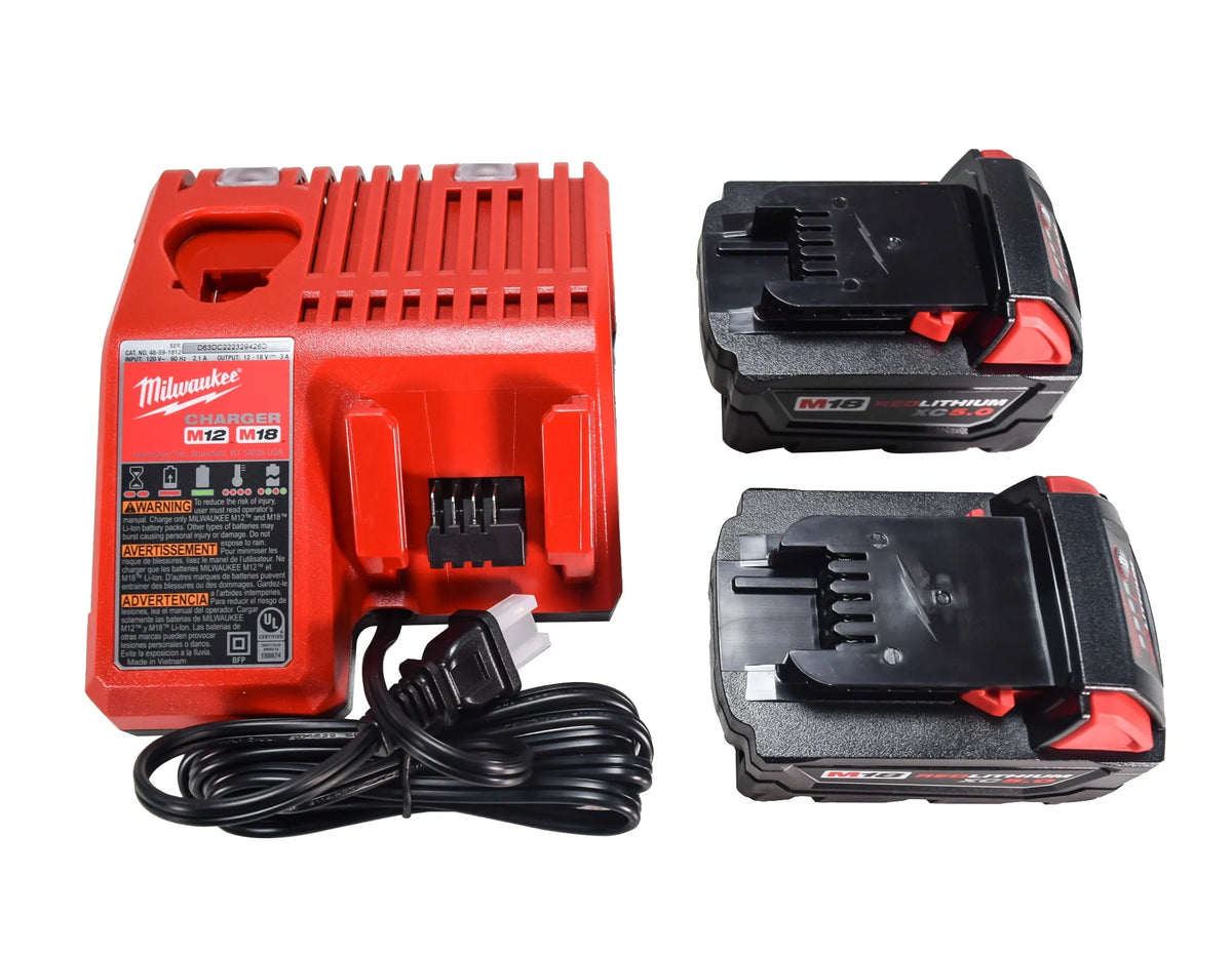 M18 18-Volt Lithium-Ion Starter Kit with Two 5.0Ah Batteries and Charger Z6292