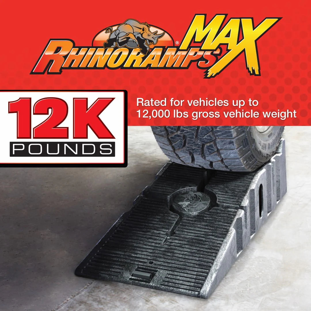 Black Resin Vehicle Ramp Pair 12,000lb 2 Pieces K846