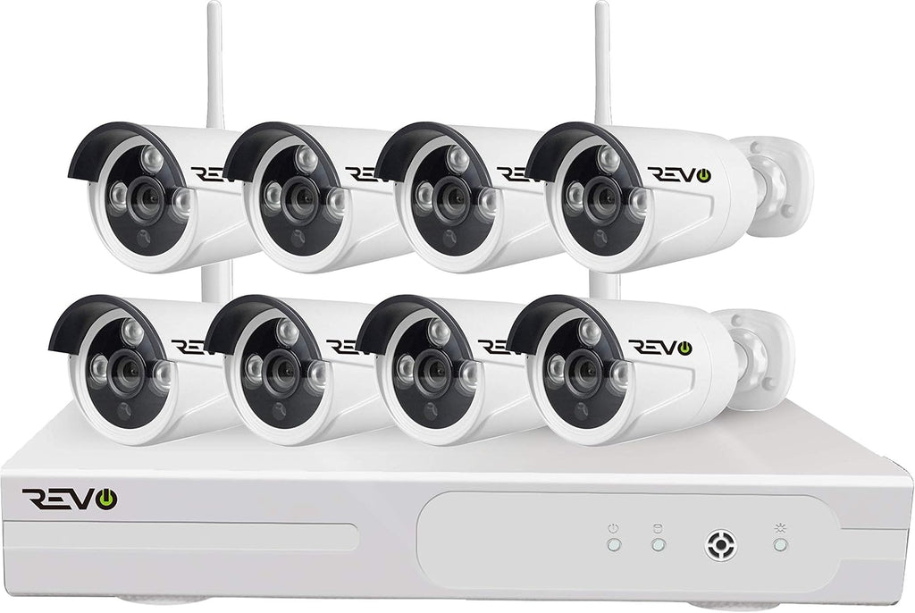 4CH Wireless NVR Security System with 1TB HDD & 4X 1080p Cameras Z6788