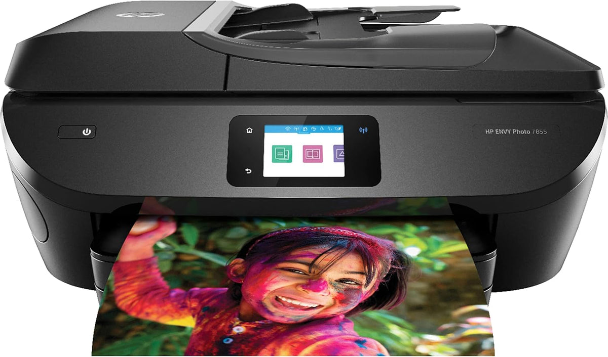 Black Wireless All-in-One Color Inkjet Photo Printer H1896
