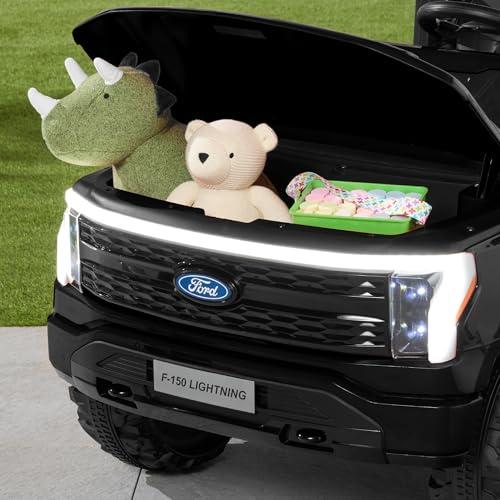Blue 12V Electric Ride On Car Toy with Parent Control U8684