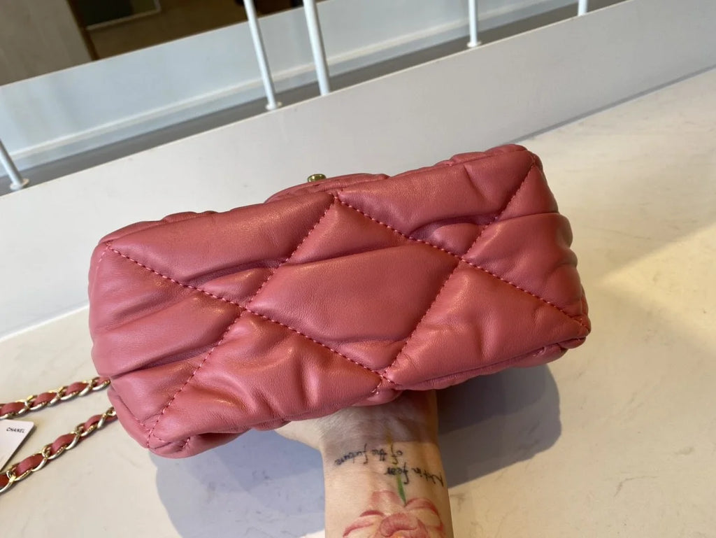 Small Flap Bag Pink 7.5in/19cm C4844