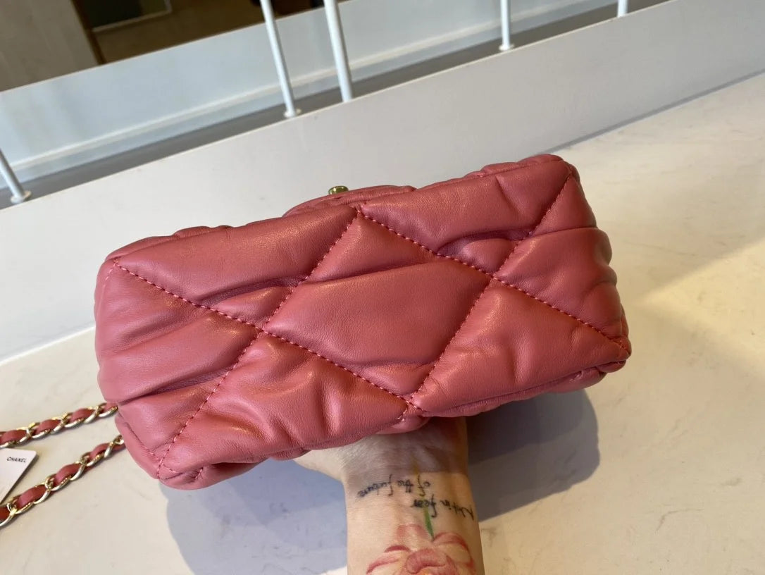 Small Flap Bag Pink 7.5in/19cm C4844