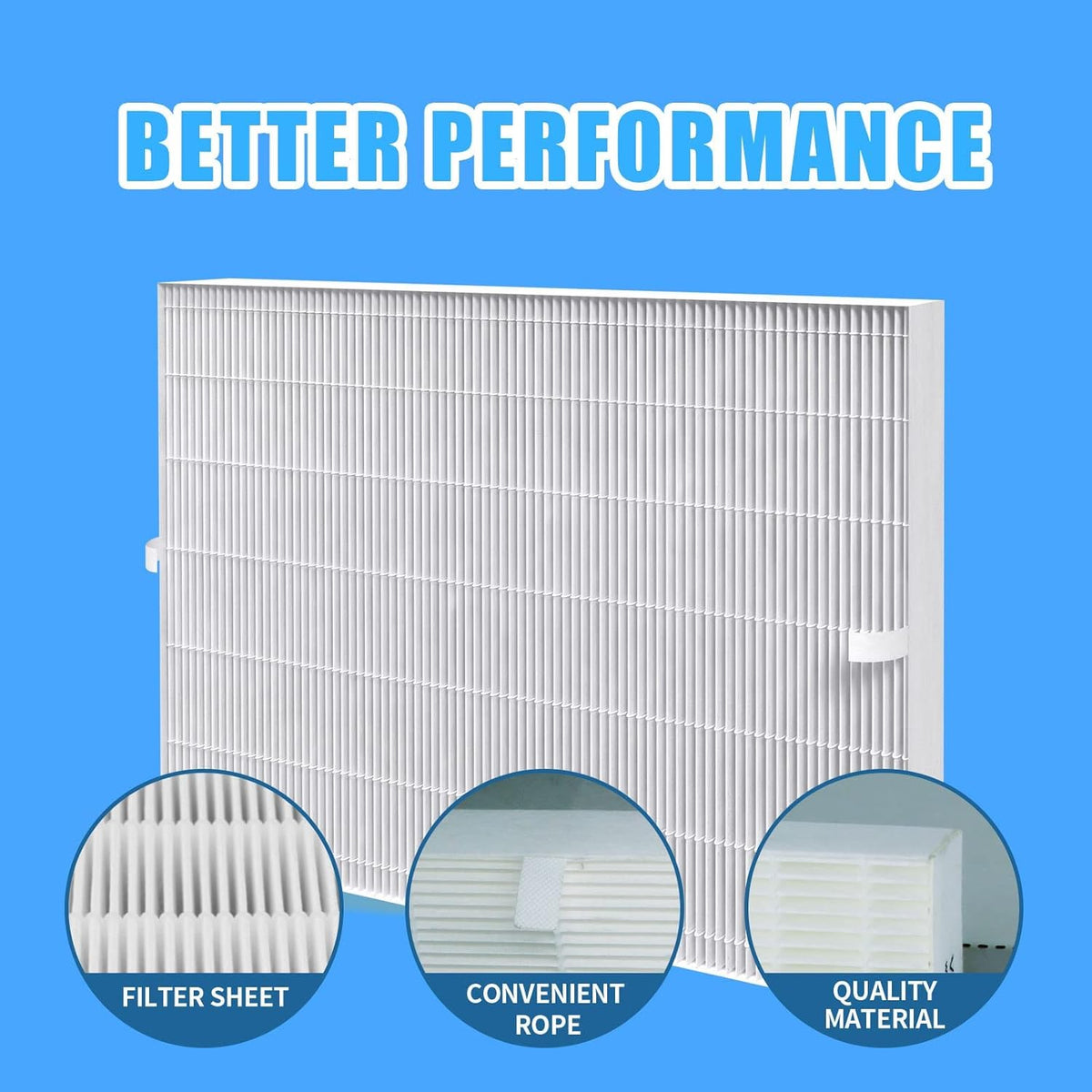 3 Pack True HEPA Filters with 9 Extra Carbon Filters B7811