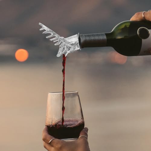 Deer Head Wine Pourer with Silicone Stopper R220652