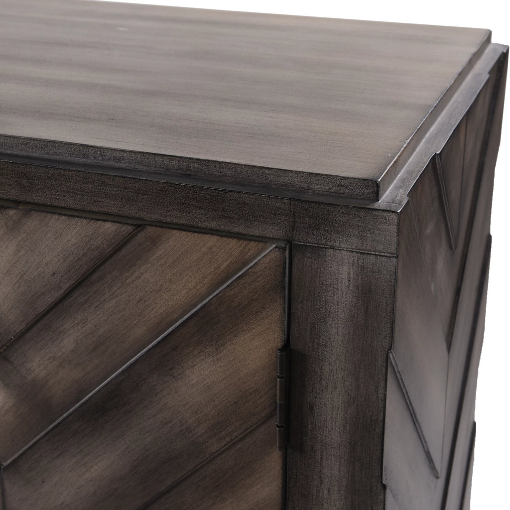 Reclaimed Wood 3-Door Console K393083