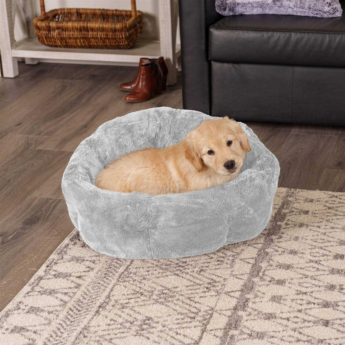 Luxury Fur Warming Cuddler Bed K311
