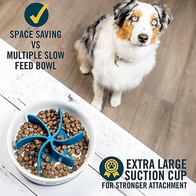 White Dog Slow Feeder B1319
