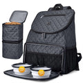 Airline Approved Dog Travel Backpack with 2 Collapsible Bowls and 2 Food Baskets Y76935