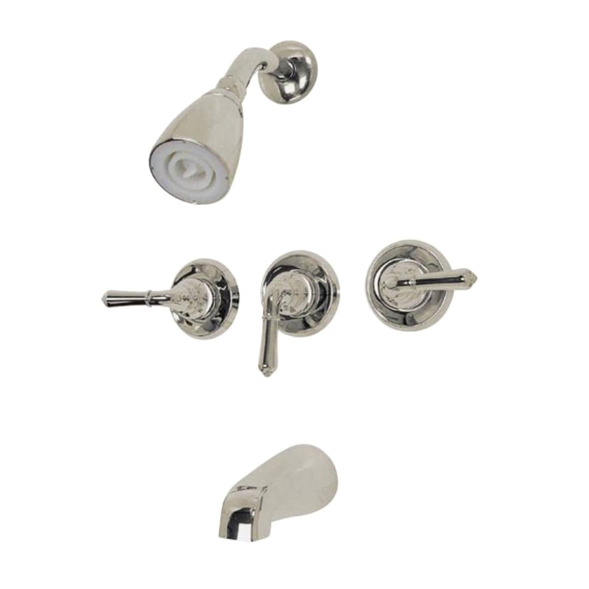 Satin Nickel Tub and Shower Faucet V528