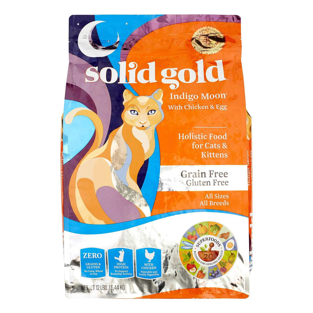 Solid Gold Indigo Moon Dry Cat Food U586032