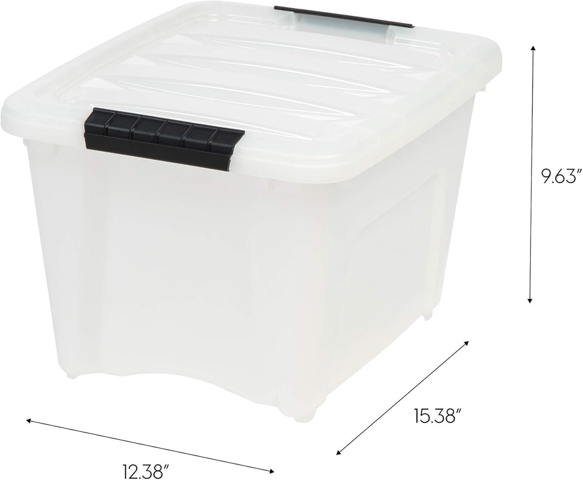 12 Quart Stack & Pull Box, 10 Pack M813378