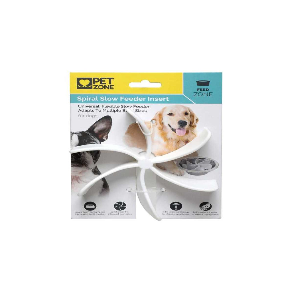 White Dog Slow Feeder B1319
