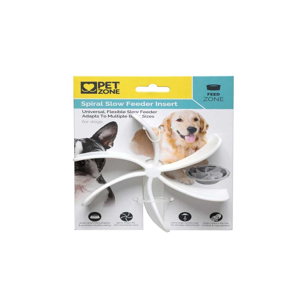 White Dog Slow Feeder B1319
