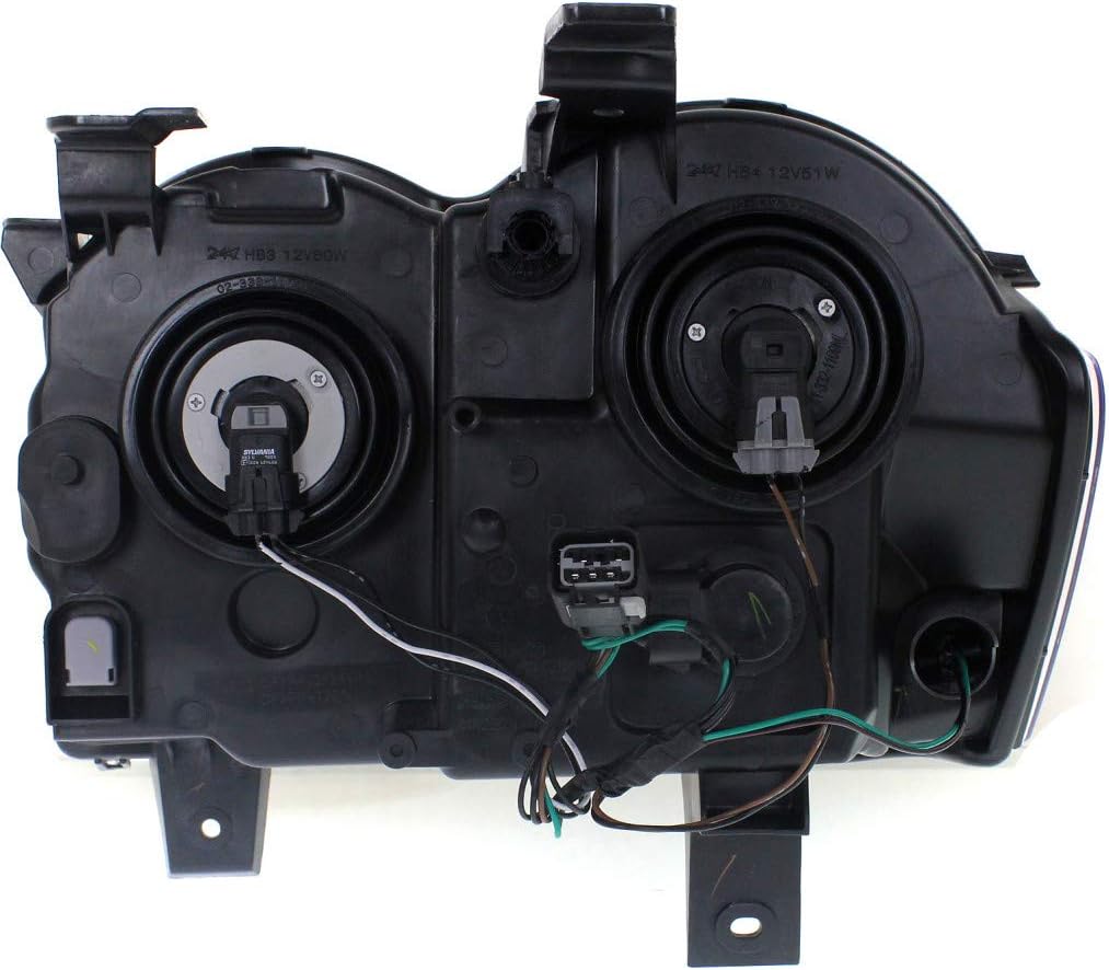 Driver Side Halogen Headlight Assembly for Jeep Grand Cherokee 2008 2010 Y549