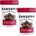 Dark Chocolate Sea Salt Caramels - 7 ounce bag - Pack of 2 T785