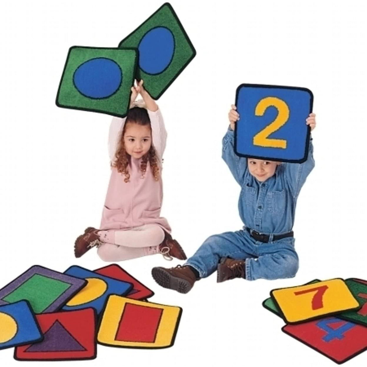 Shape & Number Carpet Squares Carpets for Kids Y305236