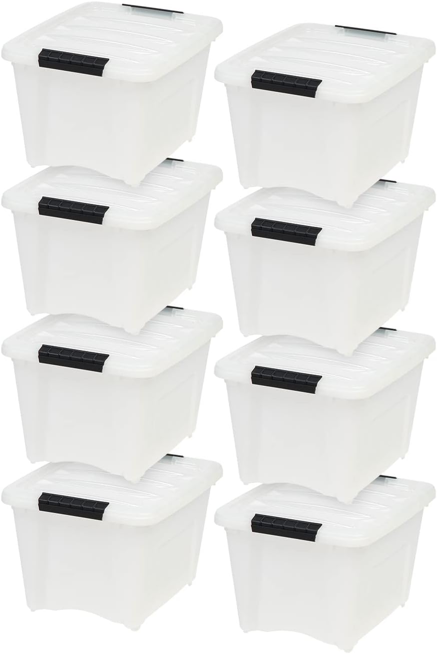 12 Quart Stack & Pull Box, 10 Pack M813378