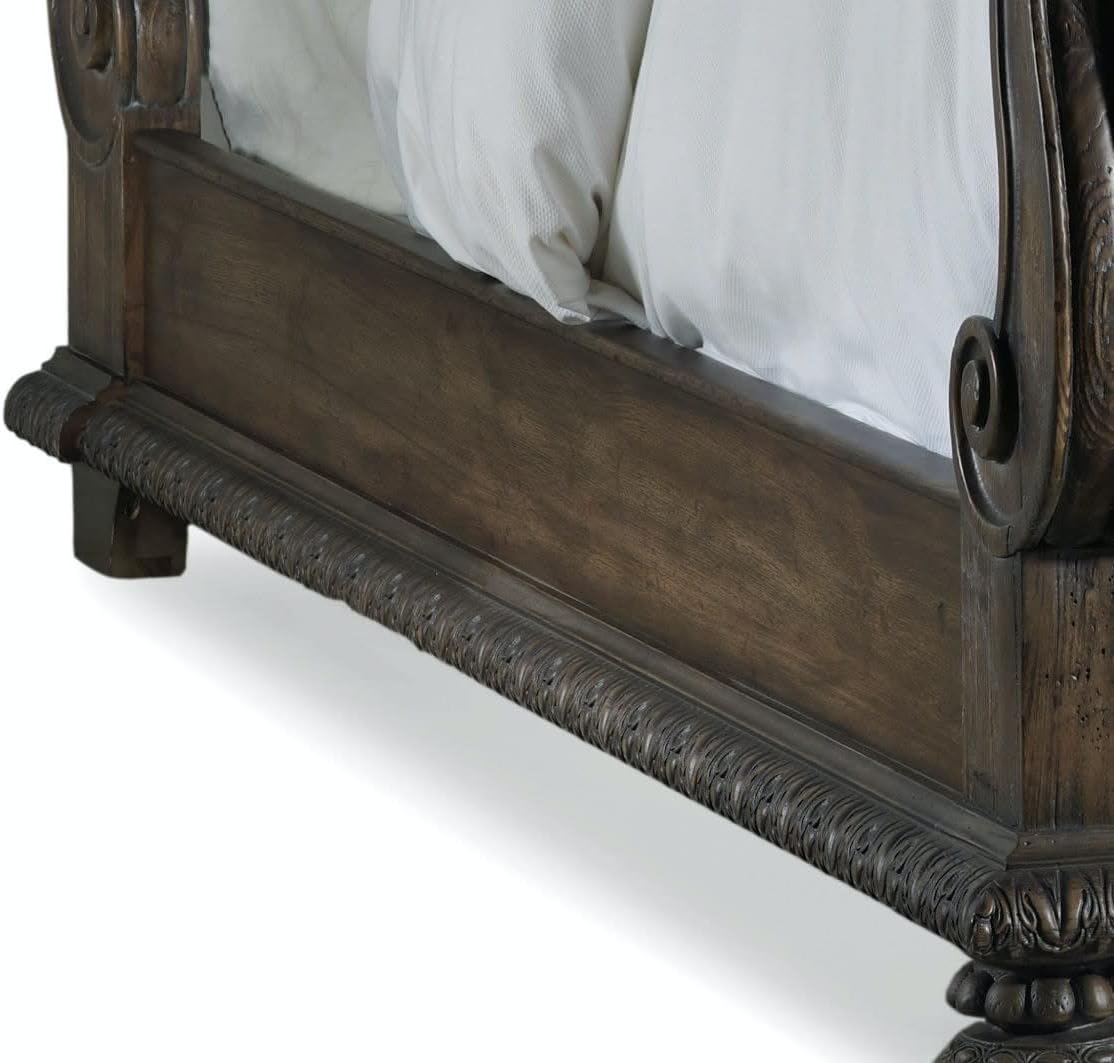 King Tufted Fabric Upholstered Bed in Beige X938