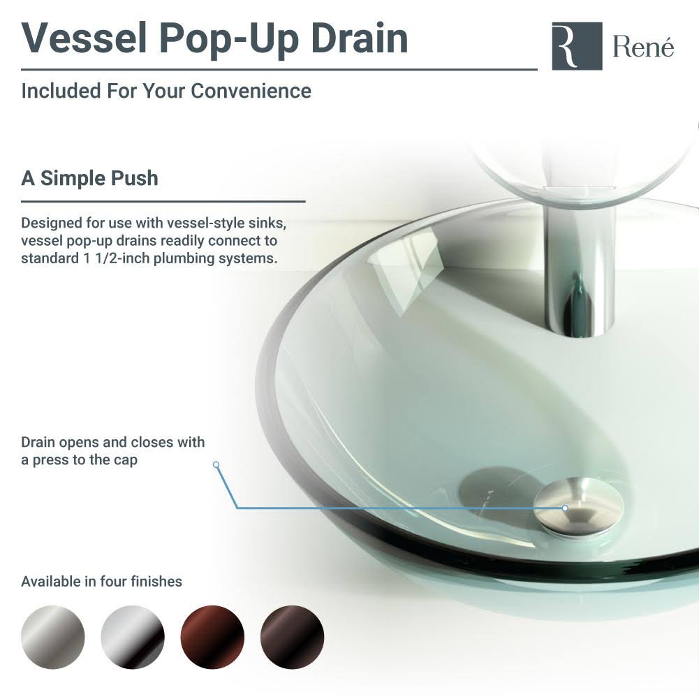 Beach Sand Glass Vessel Bathroom Sink with Oil Rubbed Bronze Waterfall Faucet K60959