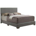 Faux Leather Upholstered King Bed R237