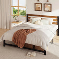 Queen Metal Platform Bed Frame with Headboard A8567