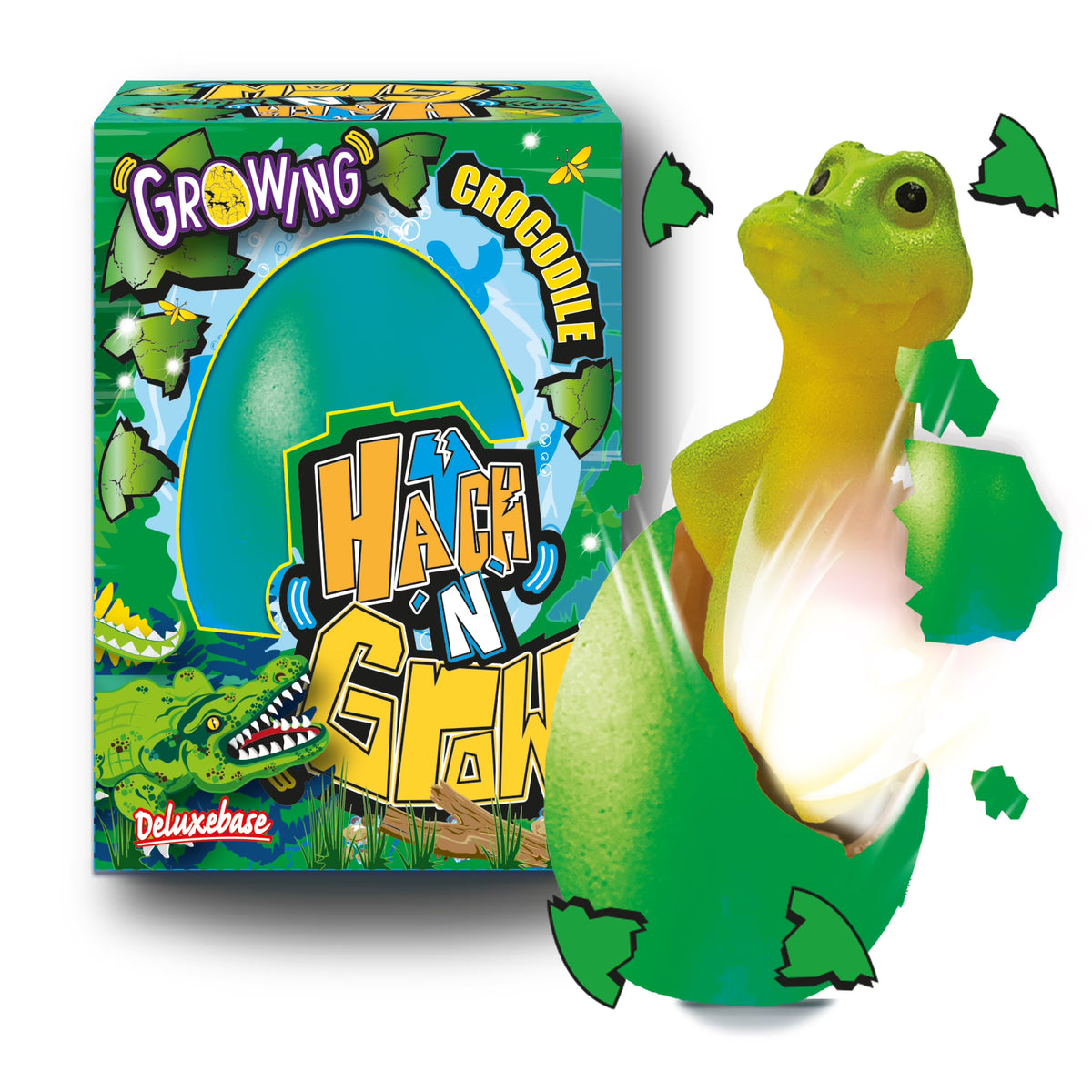 Hatching Crocodile Toy with 4.3inch Growing Eggs B8010
