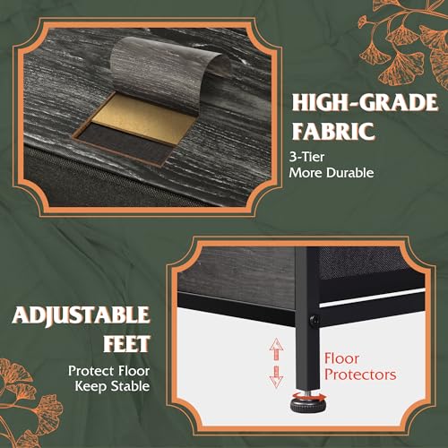 Black 10 Drawer Tall Dresser B54070