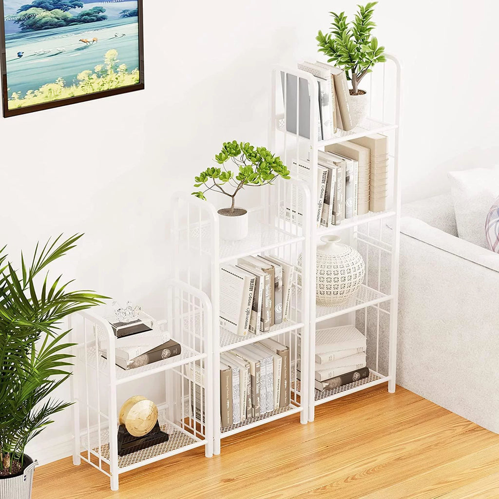 White 3 Tiers Bookshelf Storage Shelf X268