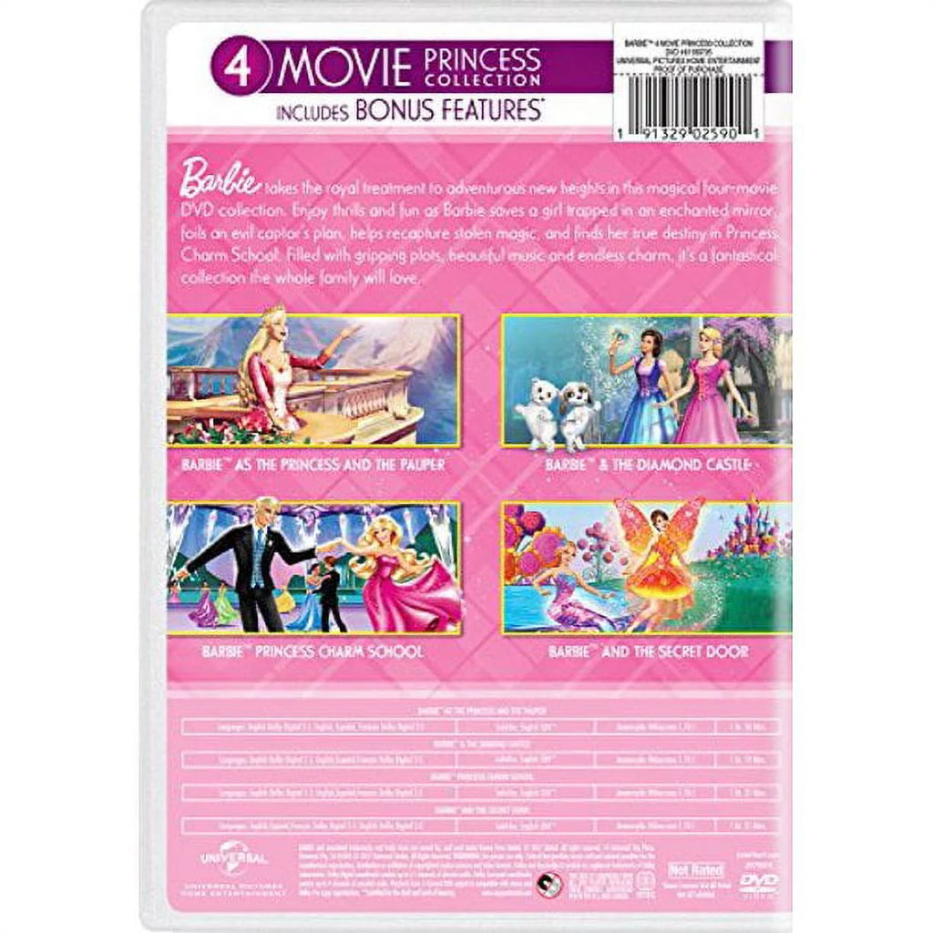 Barbie: 4-Movie Princess Collection (DVD) E9240