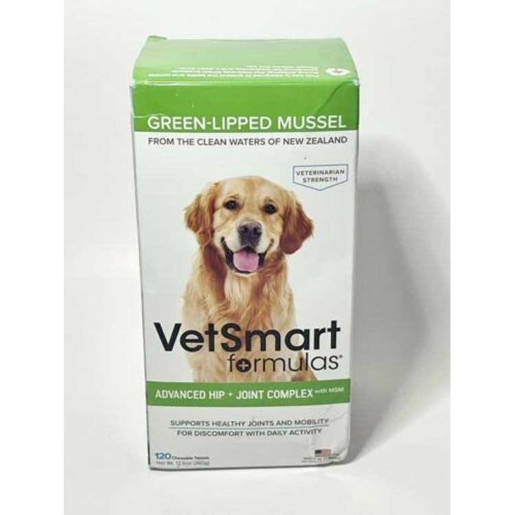 Advanced Hip + Joint Complex with MSM and Green-Lipped Mussel for Dogs F46500