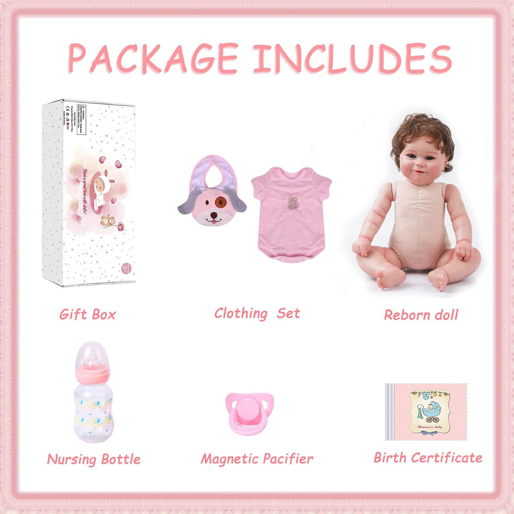 20 Inch Realistic Soft Vinyl Baby Doll M311455