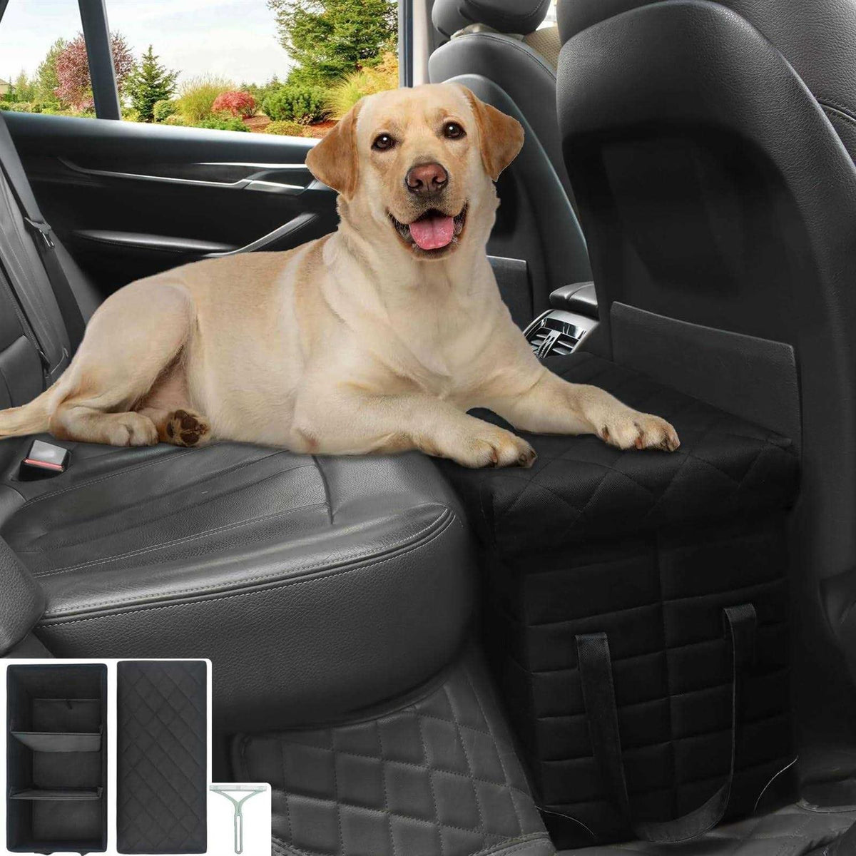 Dog Seat Extender with Storage Y36818