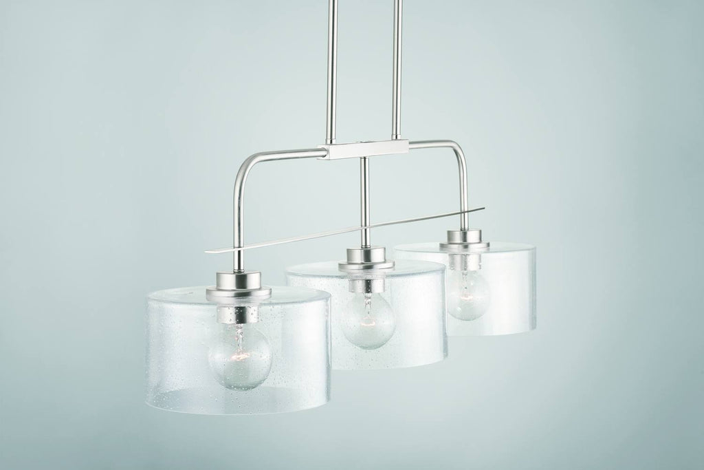 3 Light Island, Brushed Nickel X208