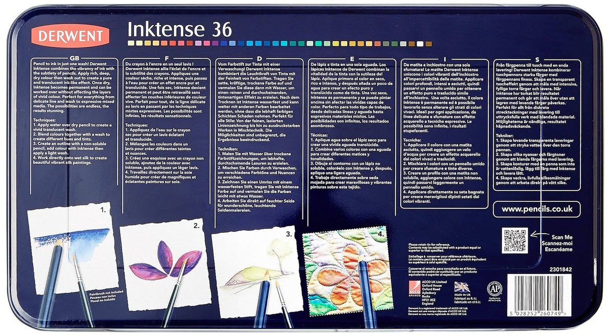 36 Count Inktense Colored Pencils G6593